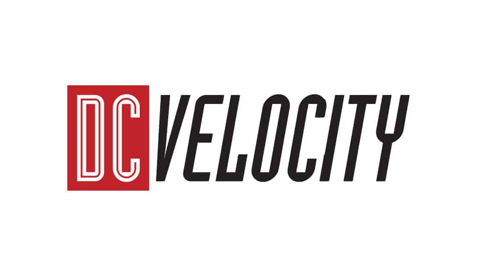Logo of DC Velocity, featuring the text 