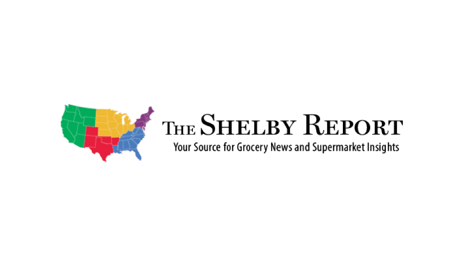 Logo of The Shelby Report featuring a map of the United States divided into colorful regions. Text reads: 